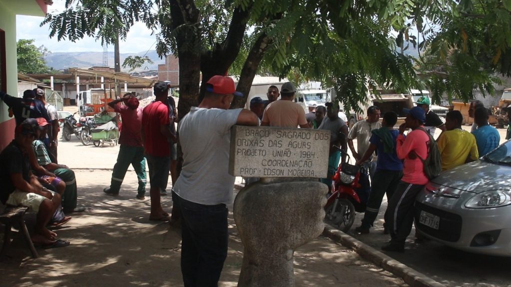 Funcionários da secretaria de obras