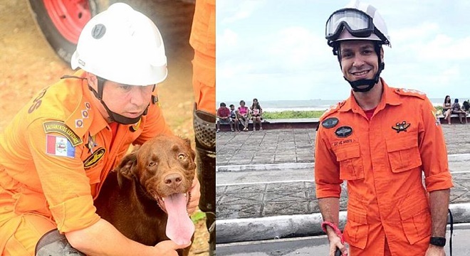 Luiz Augusto e Jorge Luiz, são especialistas em busca e salvamento (Crédito: Divulgação/Corpo de Bombeiros)