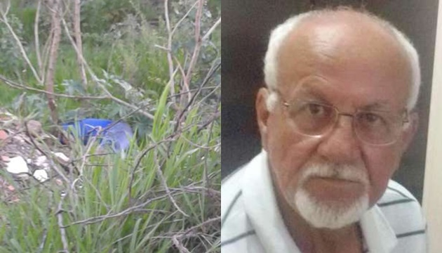 Edísio Correia Santos, 64 anos, estava desaparecido desde a última terça-feira (22) (Crédito: Cortesia)