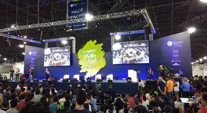 Campus Party o maior evento de tecnologia da América Latina (Crédito: Reprodução/Eduardo Silva)  