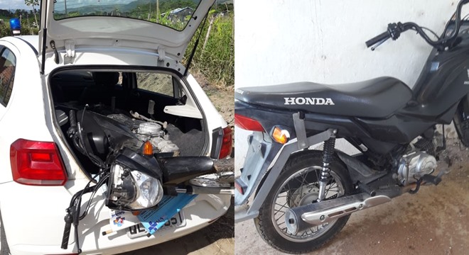 A dupla teria roubado o veículo no último sábado (02), enquanto a vítima trafegava em uma estrada que dá acesso a Fazenda Laginha (Crédito: Cortesia)