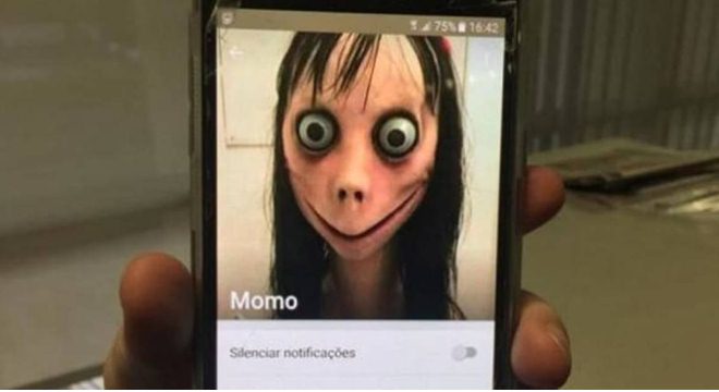 Momo volta no WhatsApp (Créditos: Reprodução/Internet)