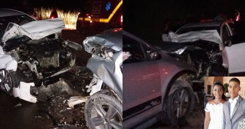 O jovem casal havia casado durante a manhã na cidade de Matriz do Camaragibe e seguia para a lua-de-mel na cidade de Japaratinga (Crédito: cortesia)