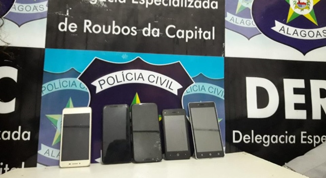 Policia Civil prende receptador de celulares em Maceió (Crédito: Ascom/PC-AL)