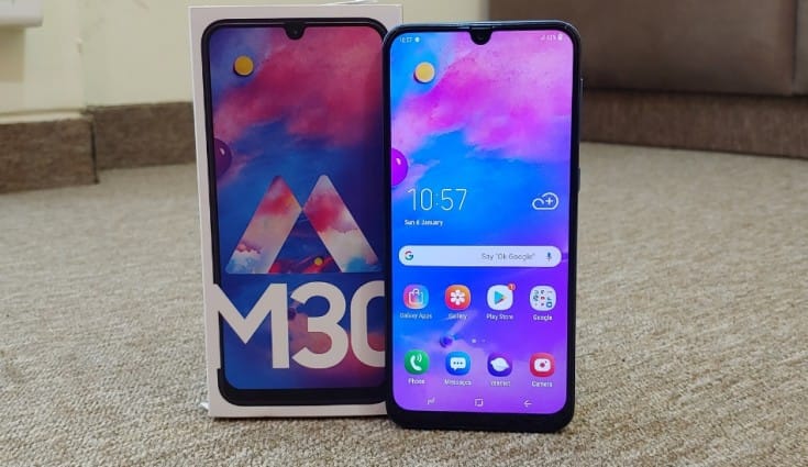 Detalhes do Galaxy M30 (Créditos: Reprodução/Internet) 