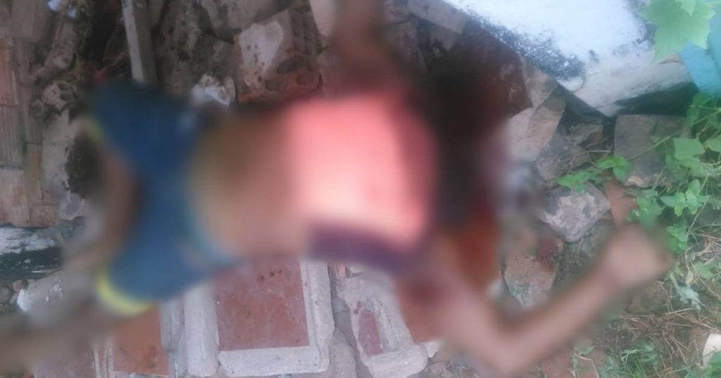 A vítima decapitada foi identificada como Dijovânio da Silva, de 31 anos — © Cortesia