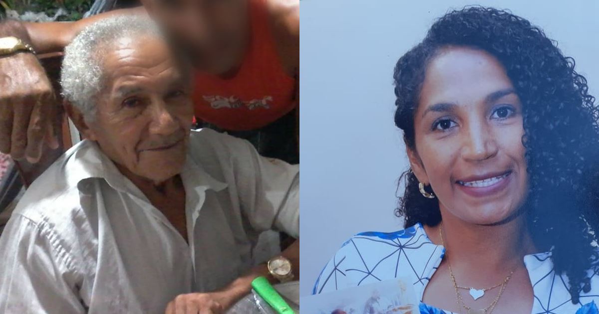 Adalto Ricardo Rosa da Silva, 93 anos, e Josefa Marileide Rosa, 46 anos, foram mortos a facadas - © Reprodução