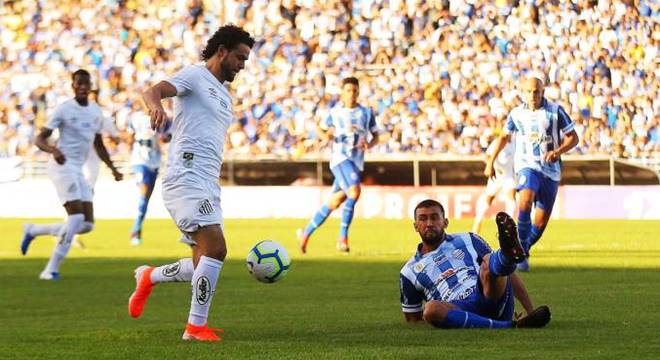 CSA e Santos empatam no jogo valido pela terceira rodada da Série A do Brasileiro (Créditos: Itawi Albuquerque)