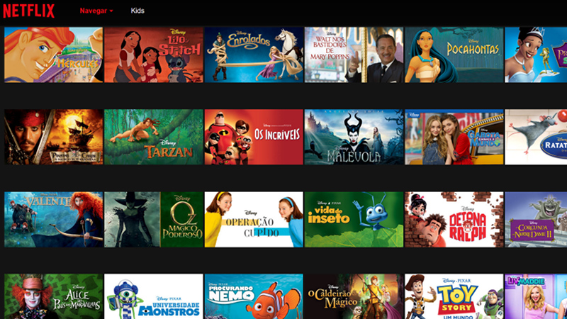 Netflix perde séries e filmes da Disney - © Reprodução/Internet