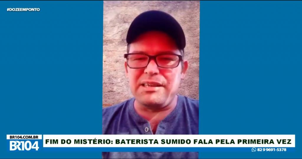 Fim do mistério: Baterista desaparecido fala pela primeira vez