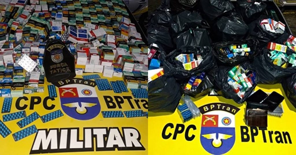 BPTran apreende estoque de medicamento ilegal no Centro de Maceió