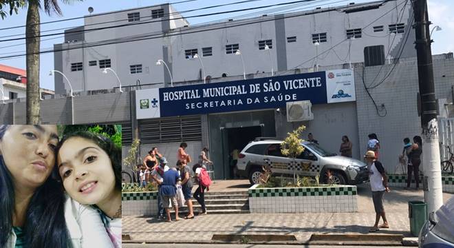 Luziane de Jesus Silva, de 38 anos, e Mirella Silva Andrade, de 9 anos, foram internadas em hospitais da região em estado grave — © José Claudio Pimentel