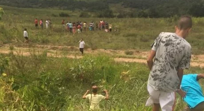 O corpo de Eriton Douglas Santos da Silva, de 28 anos, foi encontrado em uma região de canavial, próximo a Usina Utinga Leão — © Reprodução