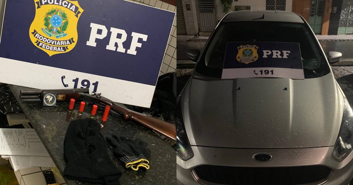 Todo o material apreendido foi entregue à Polícia Civil de São Miguel dos Campos — © PRF/AL