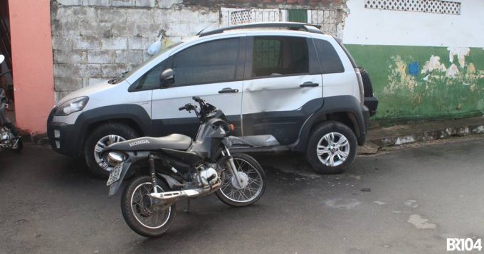 Vítima foi encaminhada para o Hospital Geral do Estado. Seu estado de saúde é considerado estável — © Gustavo Lopes/BR104