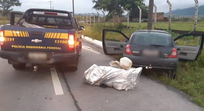 Perseguição termina com apreensão de 25,7 kg de maconha em União — © Assessoria