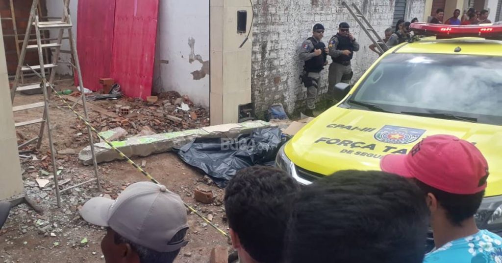 Viga de concreto despenca e mata pedreiro em Murici