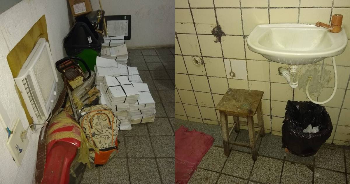 Sindicado denuncia que agentes não têm condição de trabalho — © Sindpol/ALSindicado denuncia que agentes não têm condição de trabalho — © Sindpol/AL