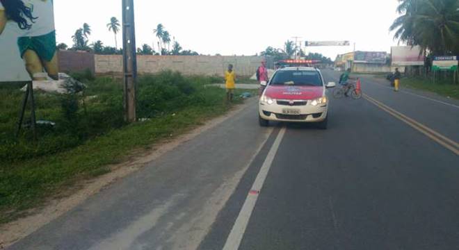 Acidente aconteceu quando a vítima saia do município de Piaçabuçu com destino ao Pontal do Peba — © Cortesia ao AL24H