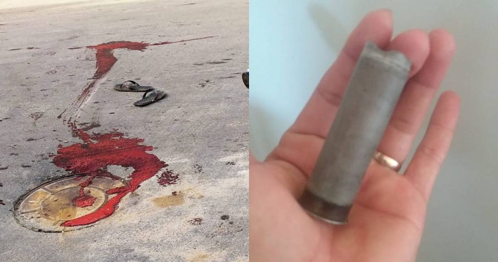 Vídeo: Homem ameaça motoristas com facão, reage à prisão e acaba baleado