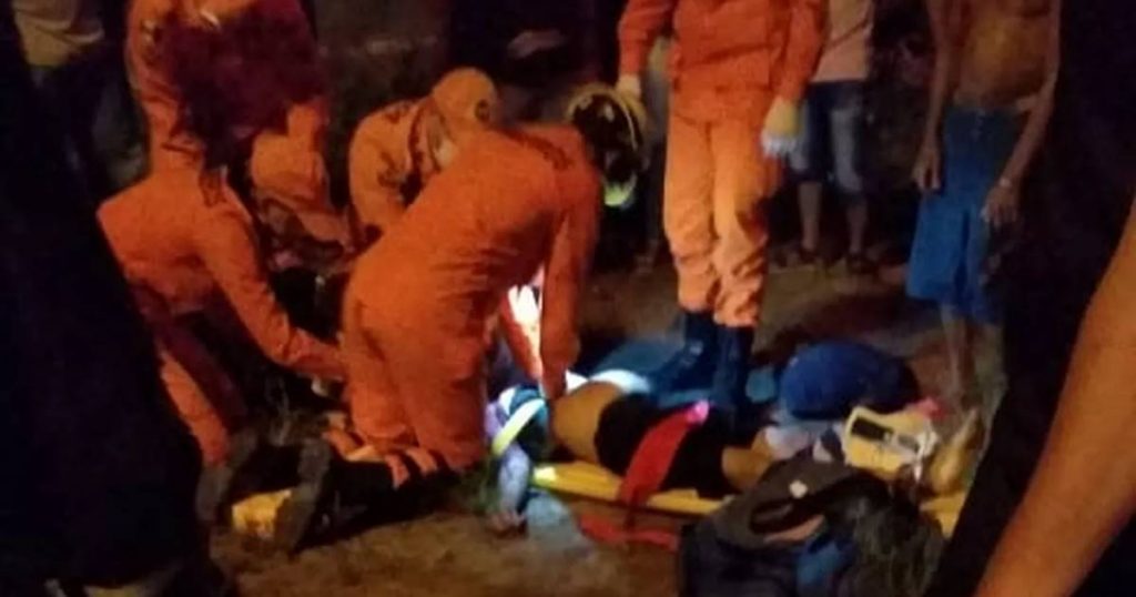 Corpo de Bombeiros chegou a ser acionado para prestar os primeiros socorros, mas vítima não resistiu aos ferimentos — © Romário Araújo/Arquivo pessoal