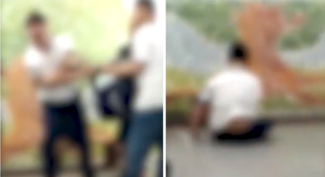 Em nota, a A Secretaria Municipal da Educação disse que a situação é inaceitável e cobrou a diretora da escola — © Reprodução