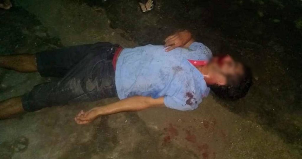 Linchamento ocorreu na noite desse domingo (04). Vítima foi socorrida e encaminhada ao Hospital São Vicente de Paulo — © Cortesia