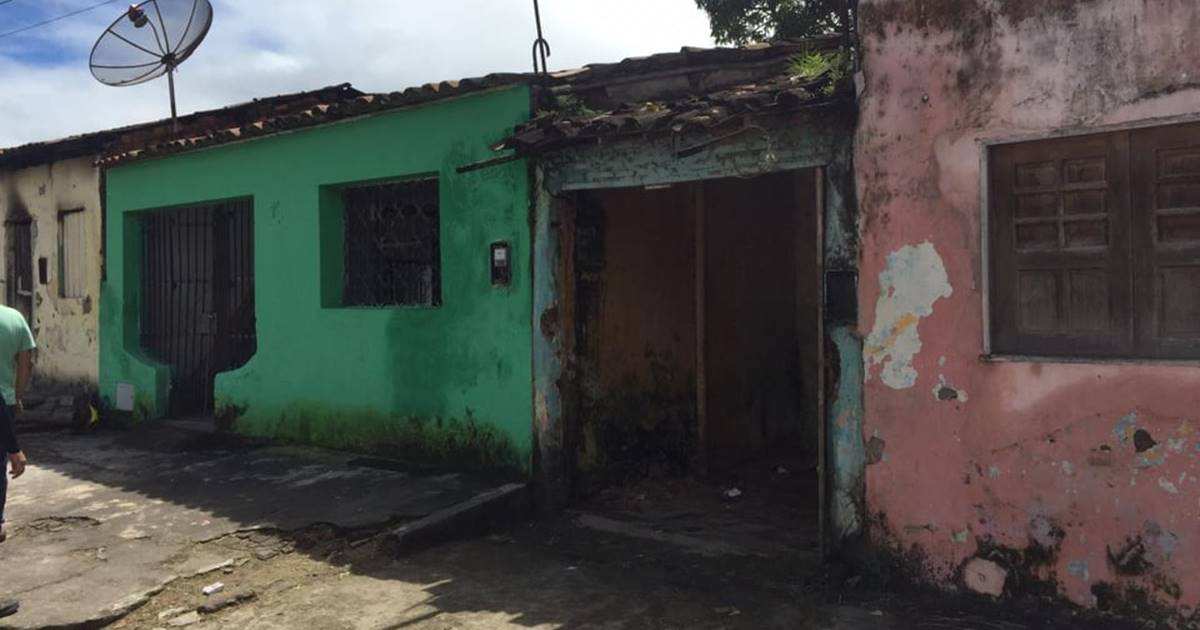 Local onde Gilberto Lucas foi assassinado — © Cortesia ao BR104