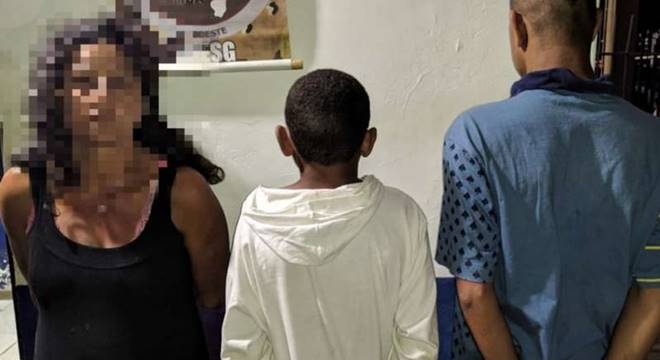 “Rosa Cigana” confessou o crime e informou que outros dois menores, de 12 e 17 anos, participaram da filmagem — © Ascom/PC