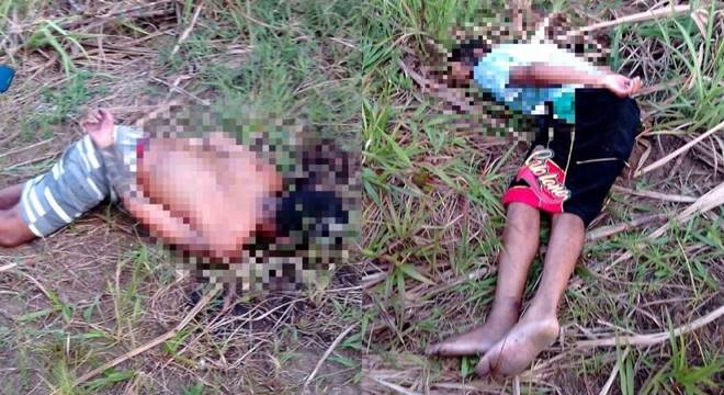 Dois corpos foram encontrados na zona rural de Japaratinga — © Reprodução