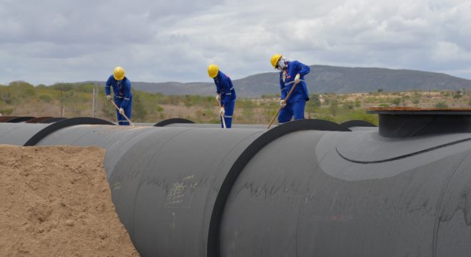Governo libera R$ 16 milhões para retomada de obras no Canal do Sertão em Alagoas — © Gustavo Cavalcante