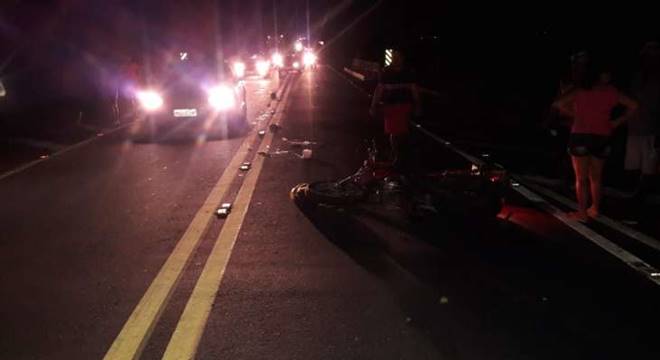 Colisão entre motocicletas em União dos Palmares — © Reprodução