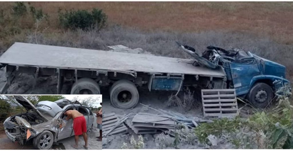 Corpo de Bombeiros é acionado para tirar homem de ferragens de veículos — © Reprodução