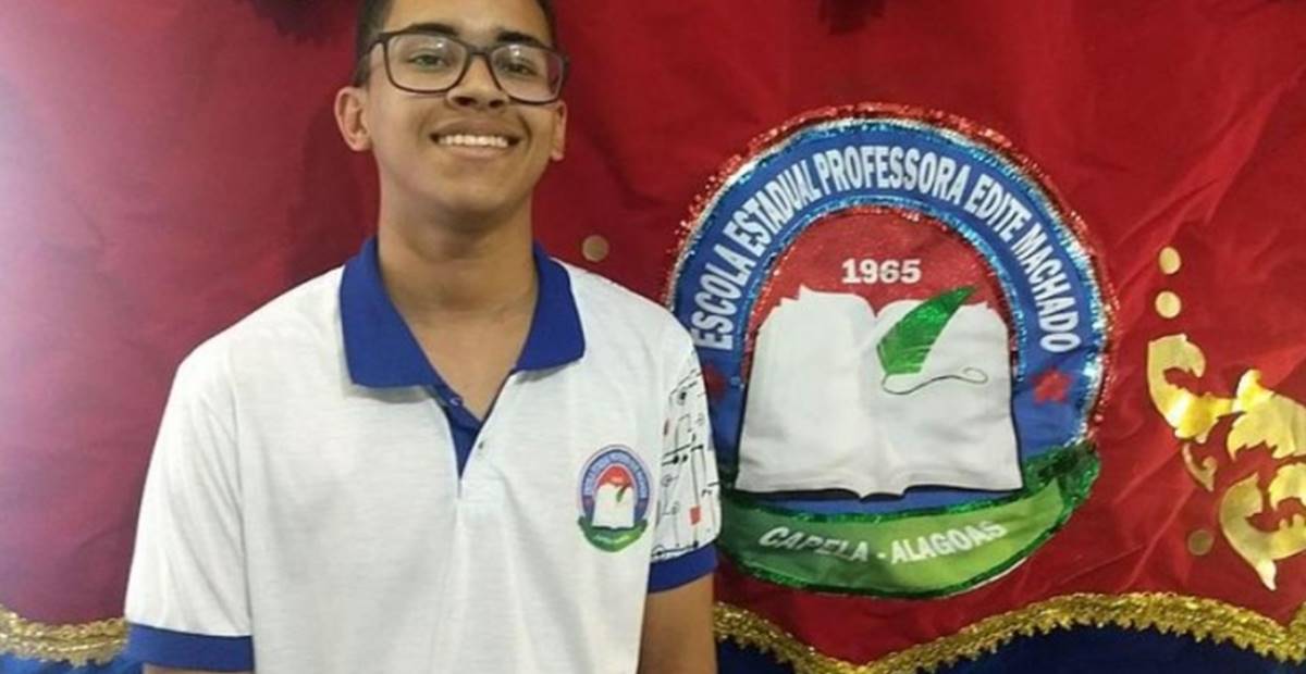 Estudante do interior de Alagoas é um dos vencedores do concurso Jovem Senador — © Reprodução 
