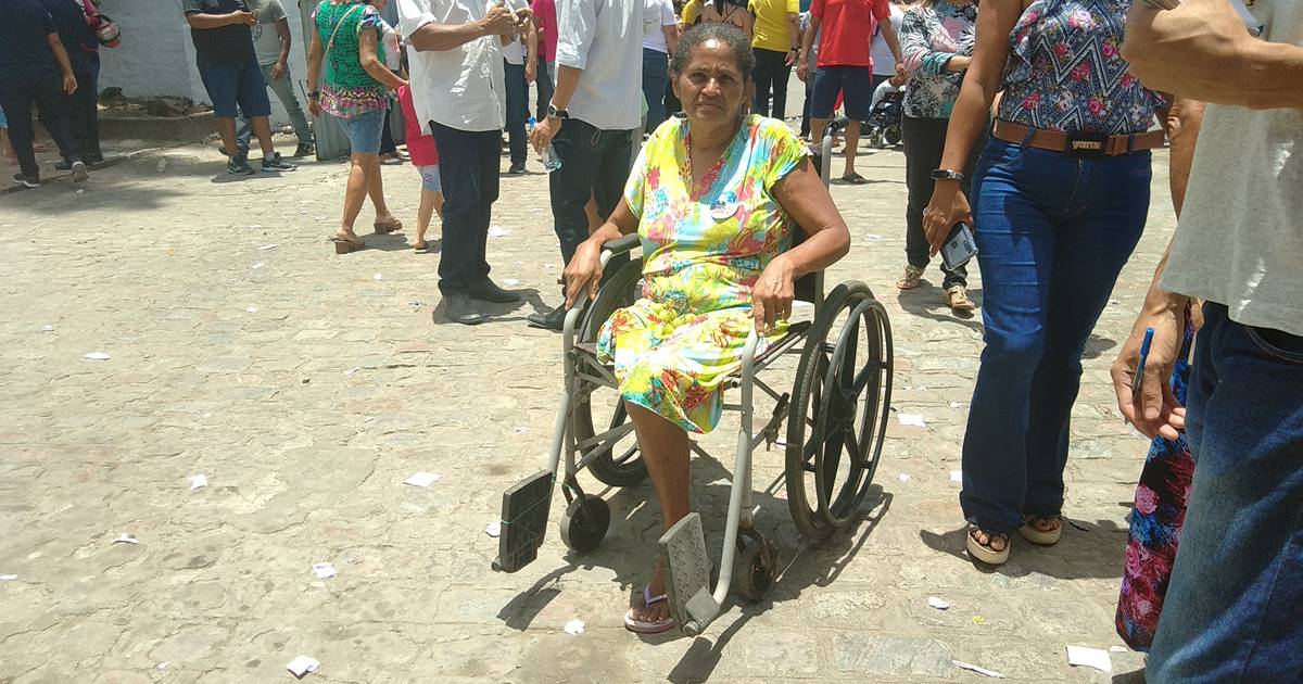 Maria Aparecida, de 75 anos — © Alyson Santos/BR104