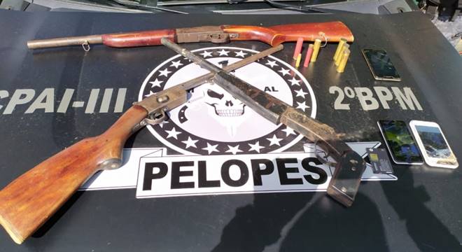 Polícia prende suspeito de roubo após rastrear celular de vítima em União — © PM/AL