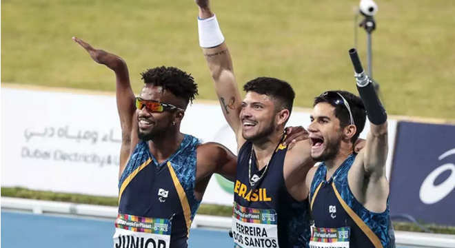 Alagoano bate recorde em mundial de atletismo paralímpico — © Reprodução