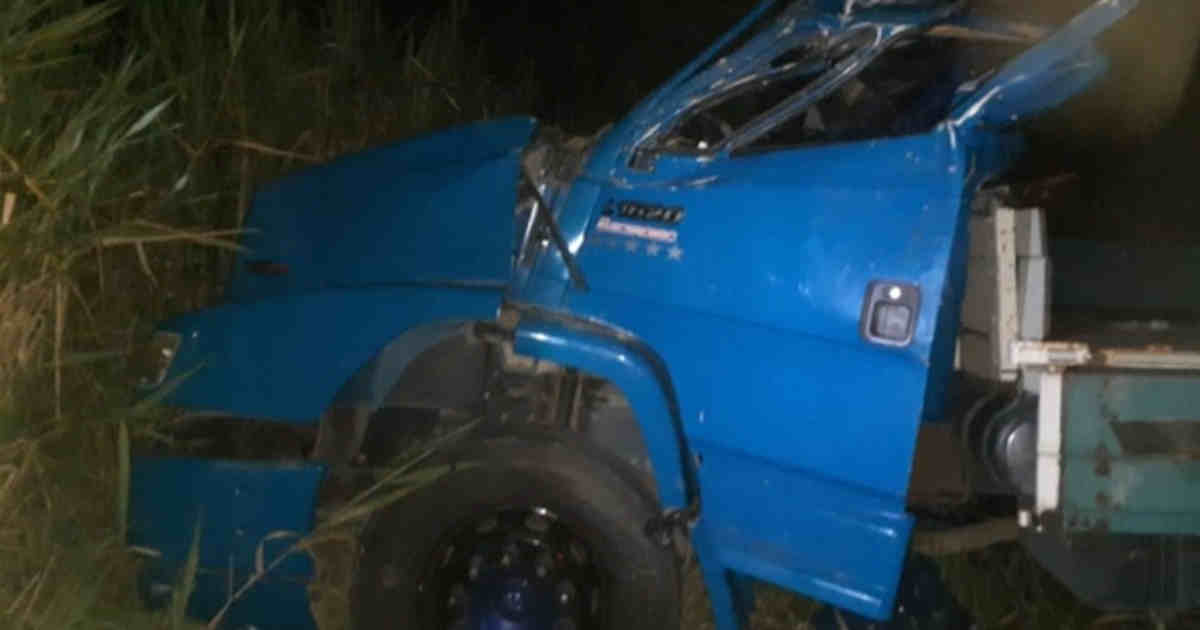 Vereador de Porto Calvo morre após capotar com caminhão na AL-105 — © Reprodução