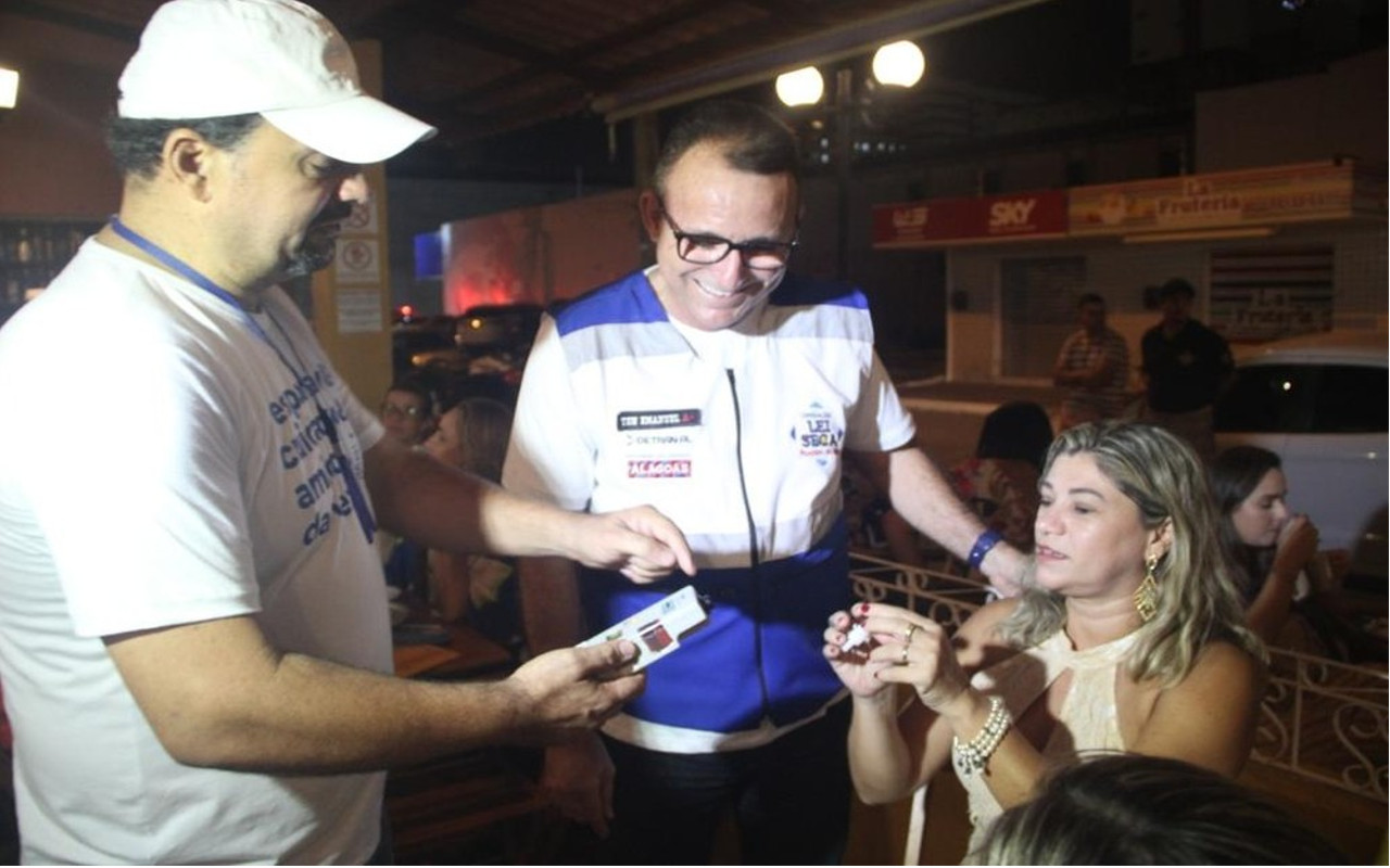 Blitz da Lei Seca flagra três condutores de veículos embriagado em Rio Largo — © Divulgação/Lei Seca