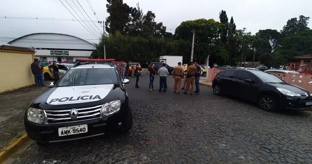 Crime foi registrado nesta quarta-feira (4) — © Bruna Bronoski/RPC Ponta Grossa