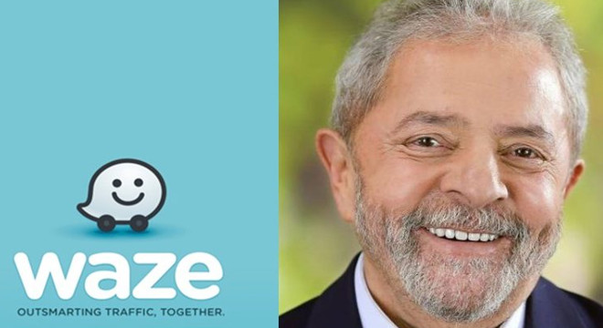 Voz de Lula é incluída no Waze — © Reprodução 