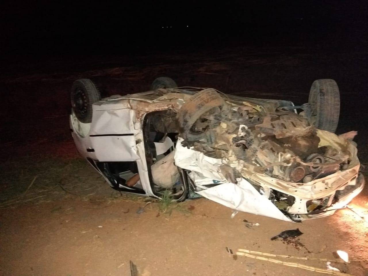 Acidente aconteceu em trecho da rodovia AL-220 — © Ascom/CBM