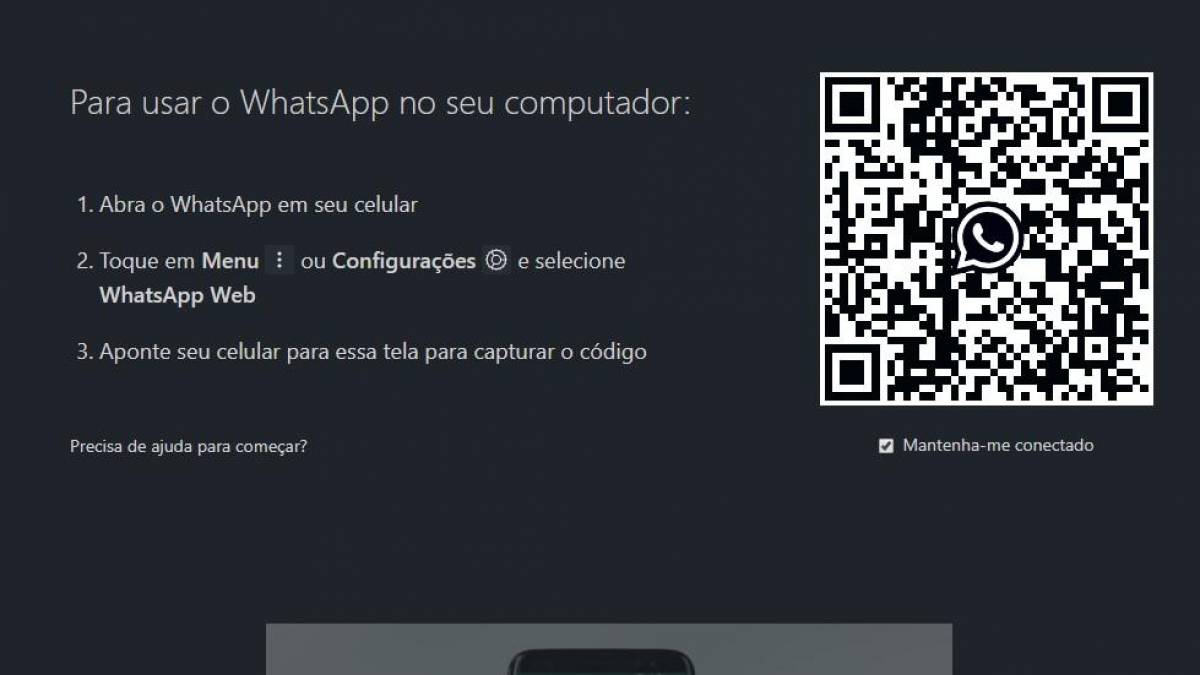 Versão web em modo escoro — © Reprodução 