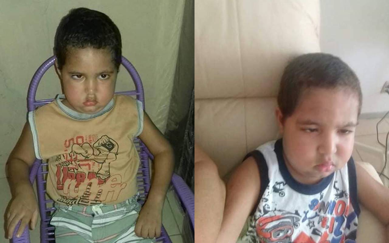 A família de Vanilson precisa de ajuda para comprar fraldas, leite e outros alimentos — © Arquivo Pessoal