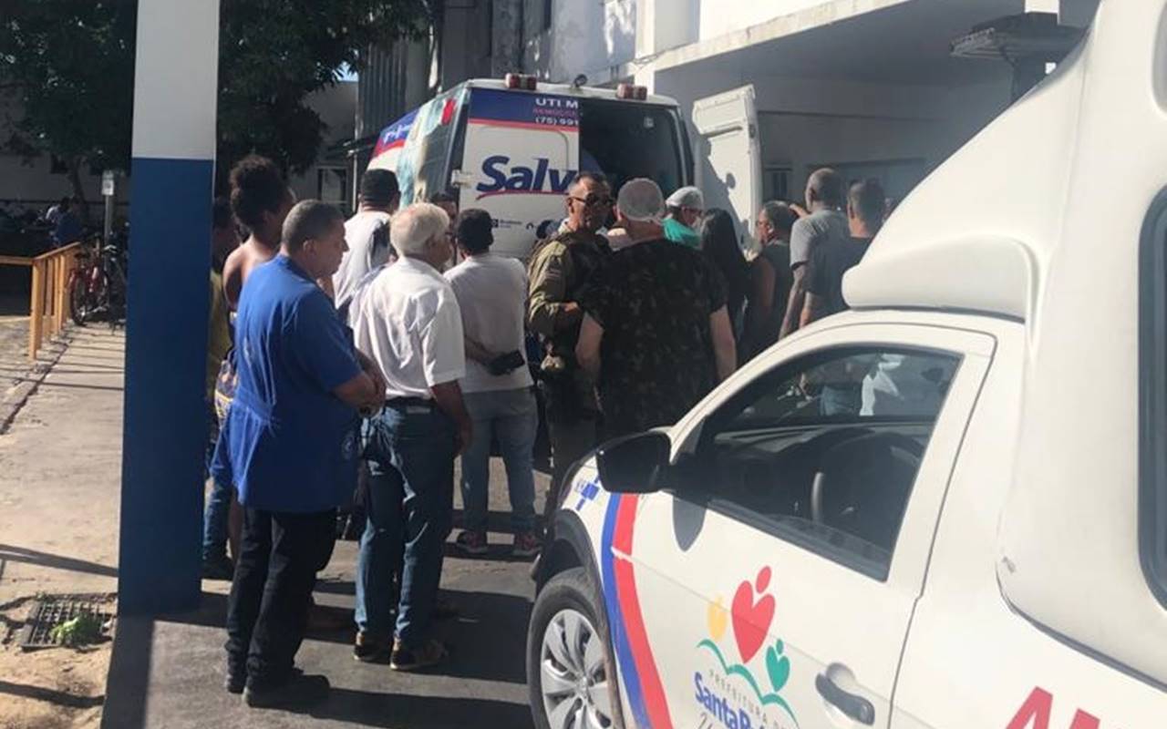 Comoção no Hospital Nair Alves de Souza — © PA4