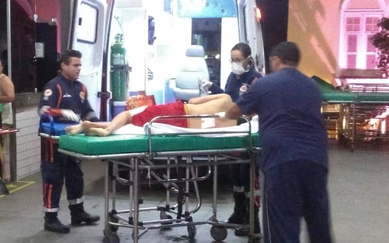 Jovem baleado durante tiroteio em escola — © Arquivo Pessoal