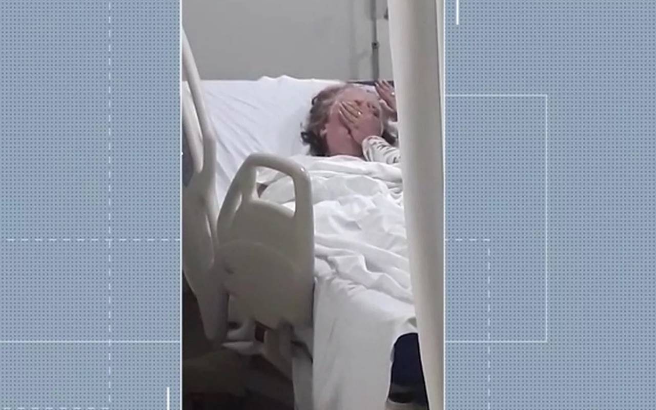 Filha tenta matar a mãe por asfixia em leito de hospital — © Reprodução/TV Mirante