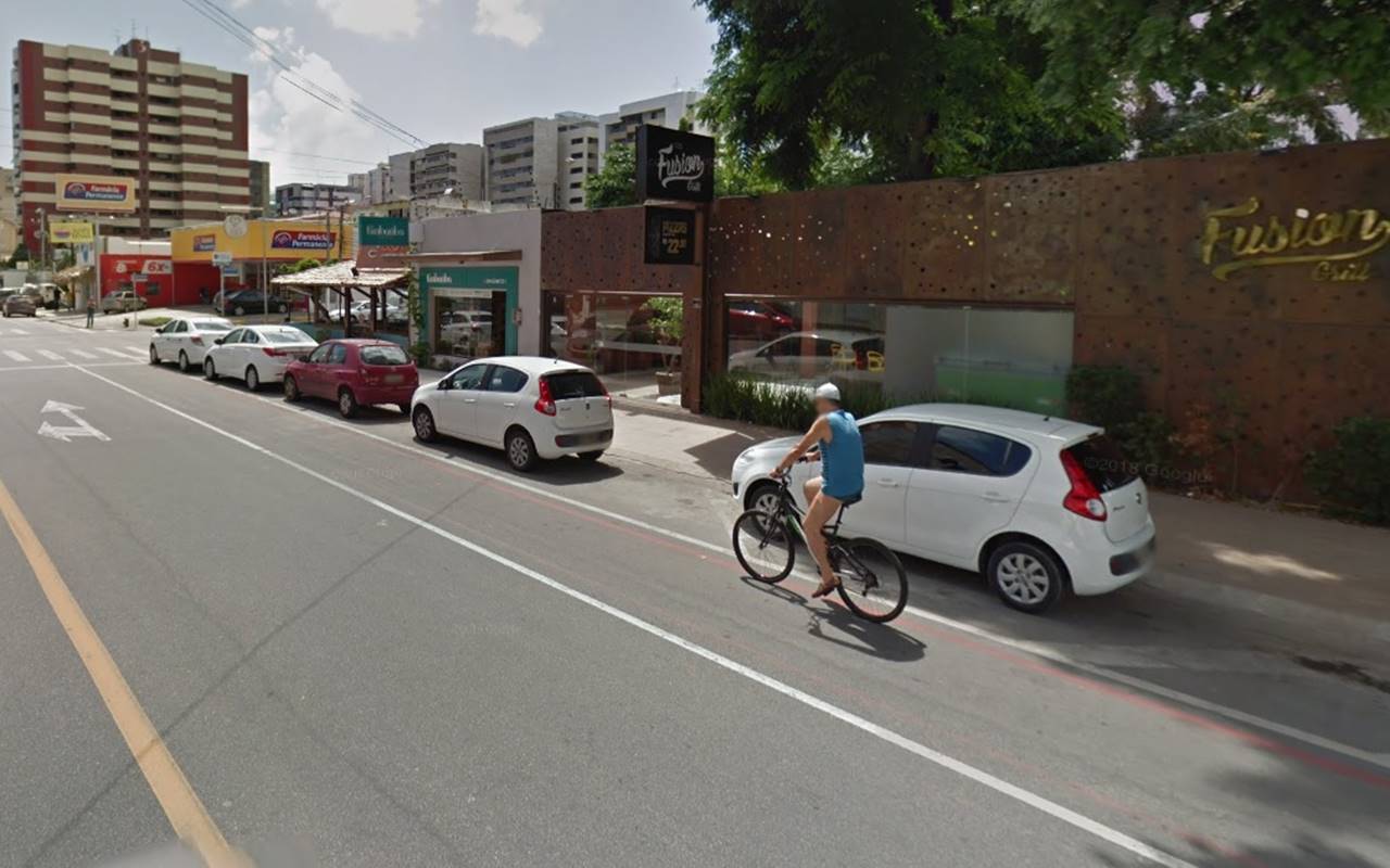 Assalto foi registrado na Avenida Deputado José Lages — © Reprodução/Google Maps