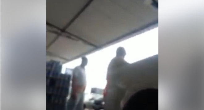 Carro da prefeitura flagrado transportando bebida