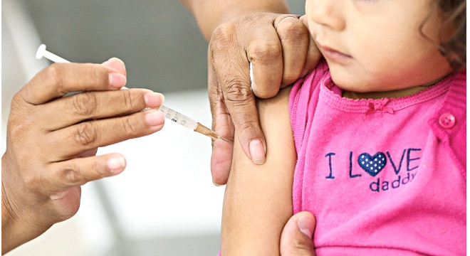 campanha de vacinação contra o sarampo — © Reprodução 